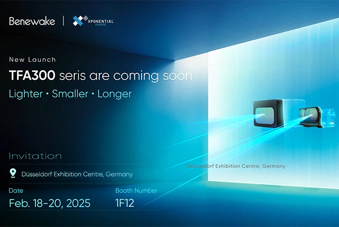 XPONENTIAL Europe 2025 event poster used for Benewake's January 2025 invitation