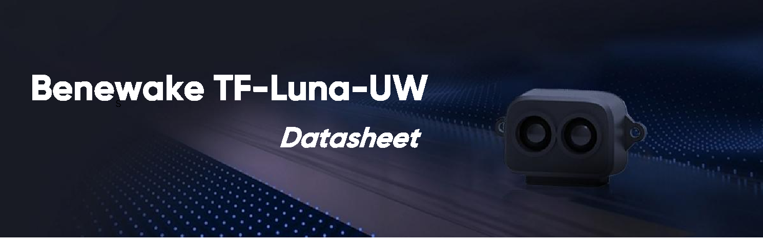 TF-Luna (underwater) Datasheet — source page 1, figure 1