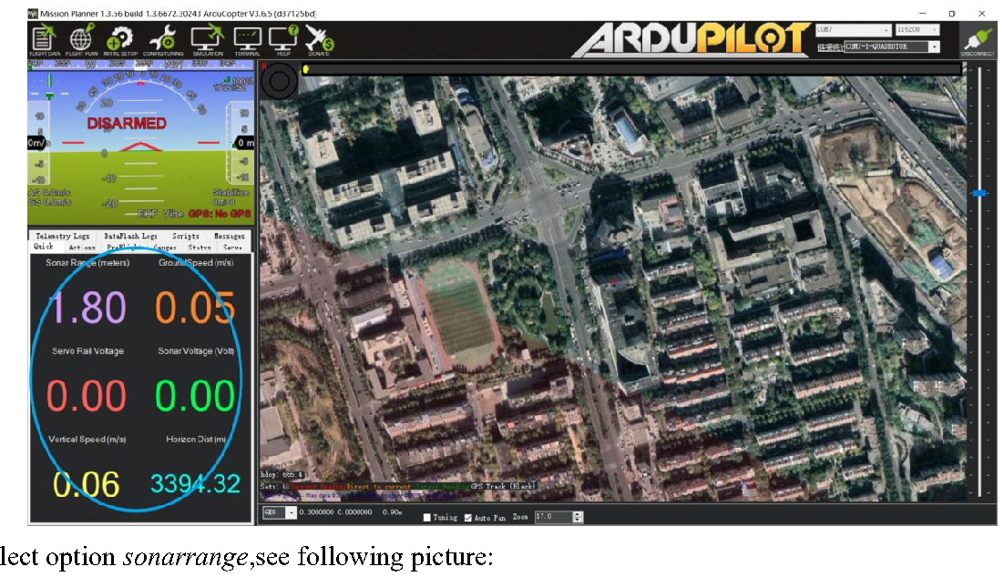 Application of TF-Luna UART in Pixhawk — source page 3, figure 1