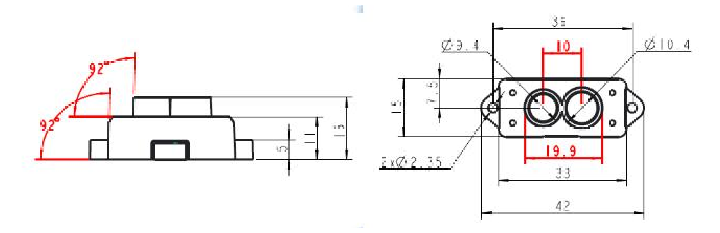 TFmini-S 用户手册 — 原文第 7 页图示 2