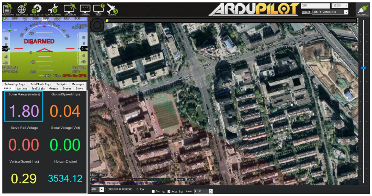 Application of TF03 in Pixhawk(ardupilot latest) — source page 8, figure 1