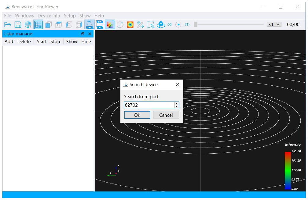 Benewake LiDAR GUI Viewer User Manual — source page 10, figure 1