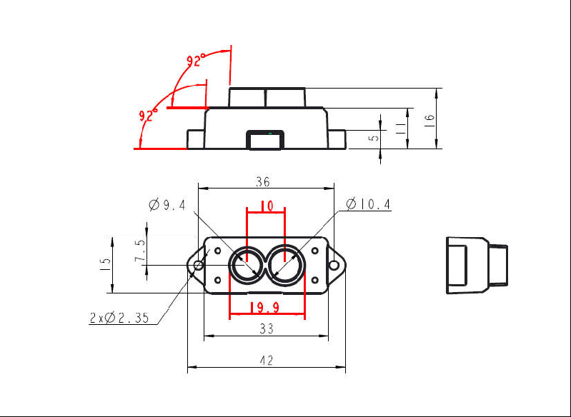 TFmini-S Datasheet — source page 2, figure 1