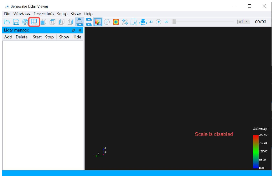 Benewake LiDAR GUI Viewer User Manual — source page 19, figure 2