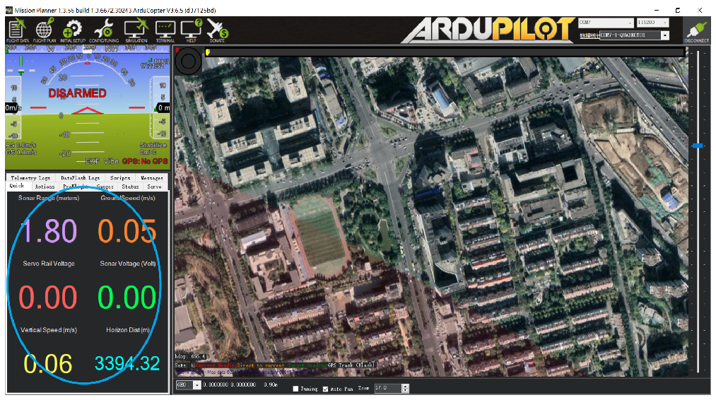 Configuring TFmini-Plus on Ardupilot using PixHawk1 (UART) — source page 4, figure 1