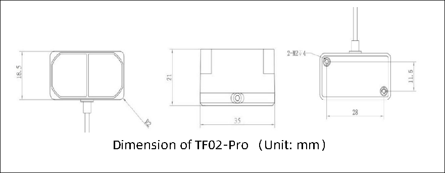 TFmini Plus Datasheet — source page 3, figure 1