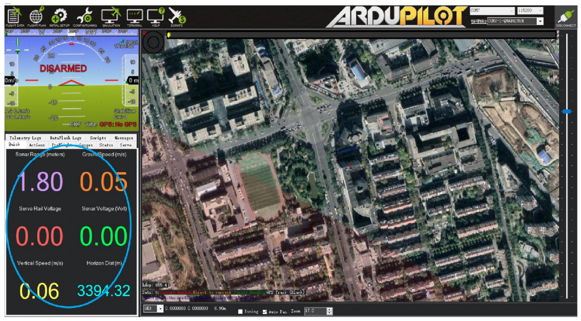 Application of TF03 in Pixhawk(ardupilot latest) — source page 7, figure 1
