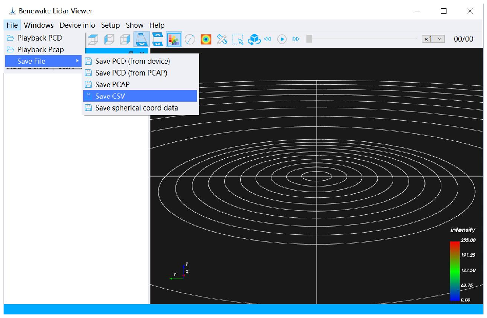 Benewake LiDAR GUI Viewer User Manual — source page 17, figure 1