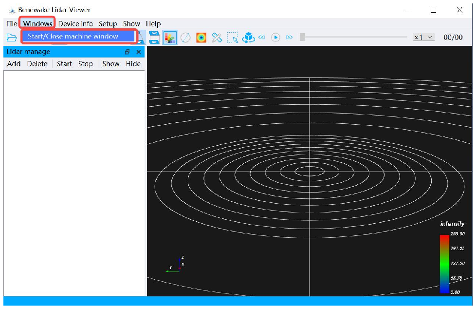 Benewake LiDAR GUI Viewer User Manual — source page 24, figure 1