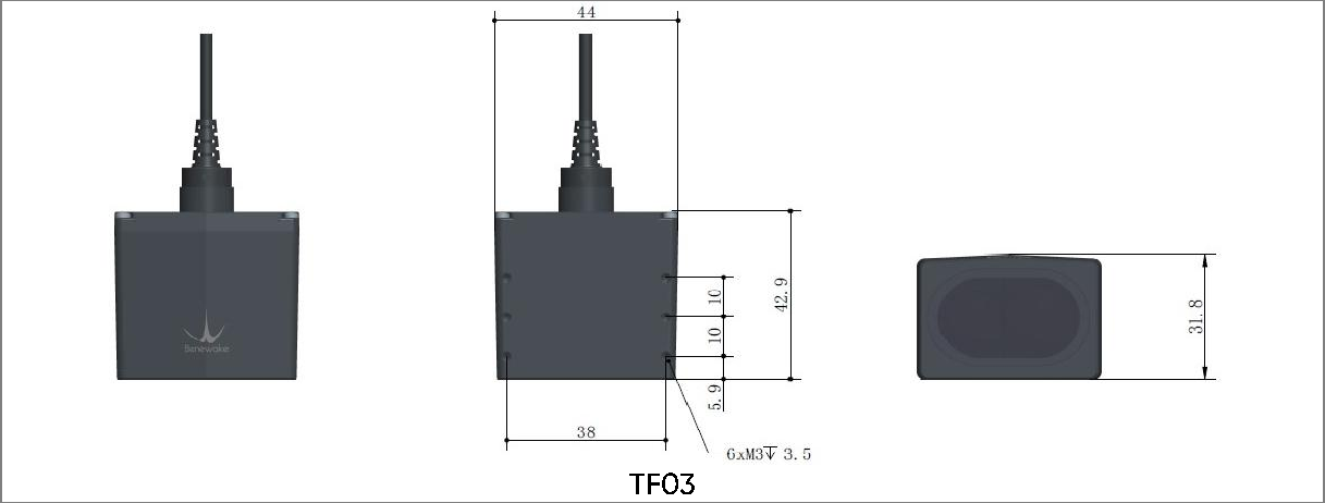 TF03 Series Datasheet — source page 2, figure 1