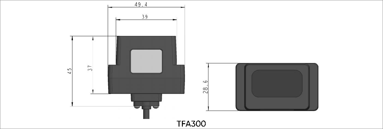 TFA300 系列 规格书 — 原文第 2 页图示 1