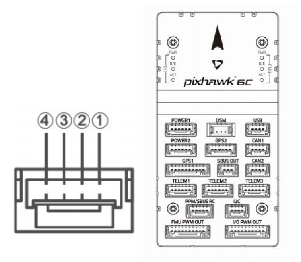 Configuring TFS20-L on Ardupilot using PixHawk 6C and 6X (UART) for drone/UAV — source page 2, figure 1