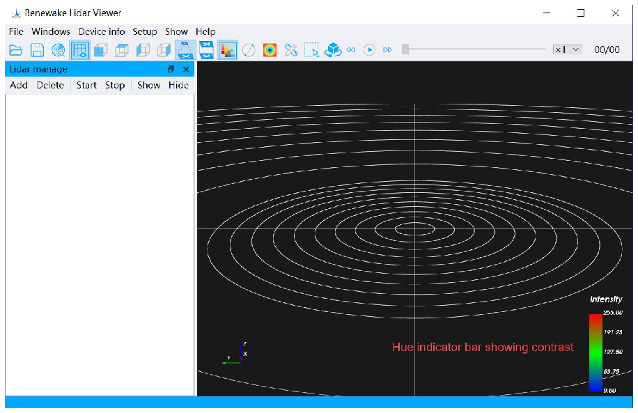Benewake LiDAR GUI Viewer User Manual — source page 20, figure 1
