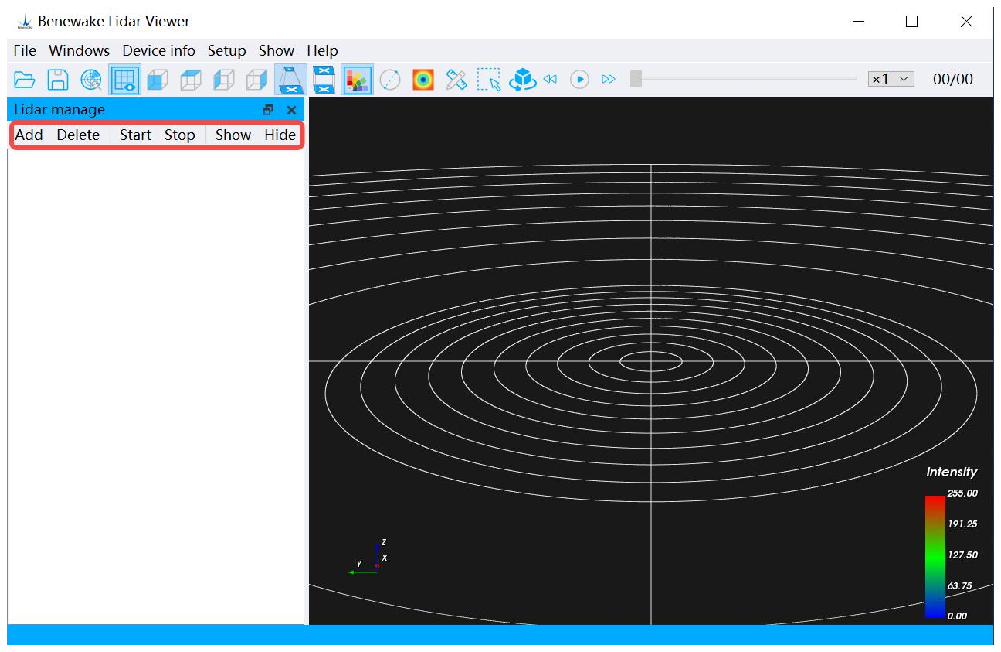 Benewake LiDAR GUI Viewer User Manual — source page 18, figure 1